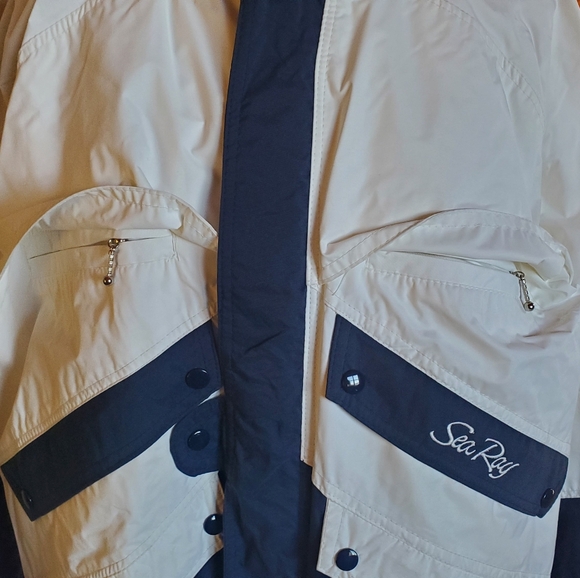 Vintage ASTRO Spprtswear SeaRay Boating Windbreaker Jacket Mens - Picture 13 of 15